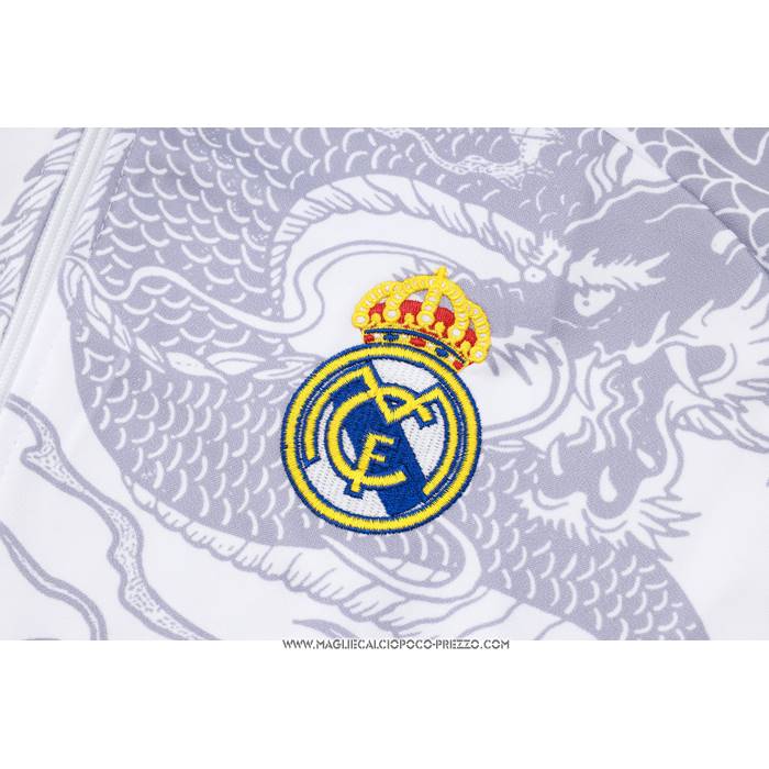 Tuta da Track Giacca
 Real Madrid 2024 Bambino
 Bianco
 Dragon -25